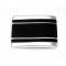 Chevy Truck Cab Molding, Left, Lower, Black, 1969-1972