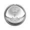 Hub Cap - Mercury Head Embossed - Stainless Steel - 8-1/4 -Ford Pickup Truck