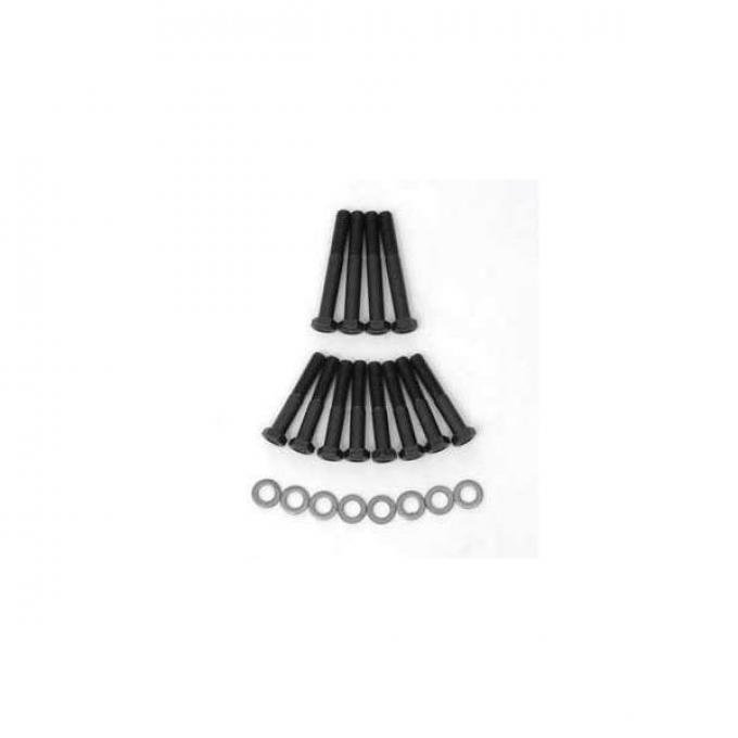 Chevy Truck Exhaust Manifold Bolt Set, Small Block, 1955-1979