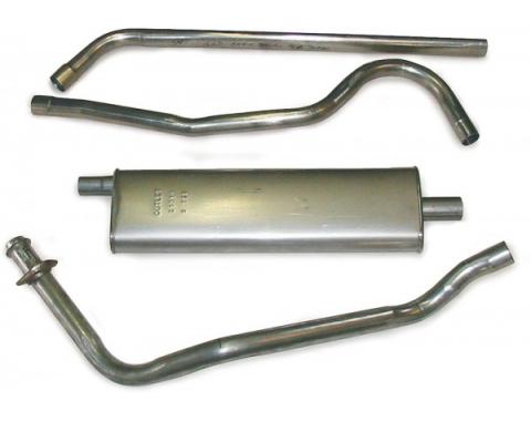 Chevy Exhaust System, Aluminized, Original, 1949-1954