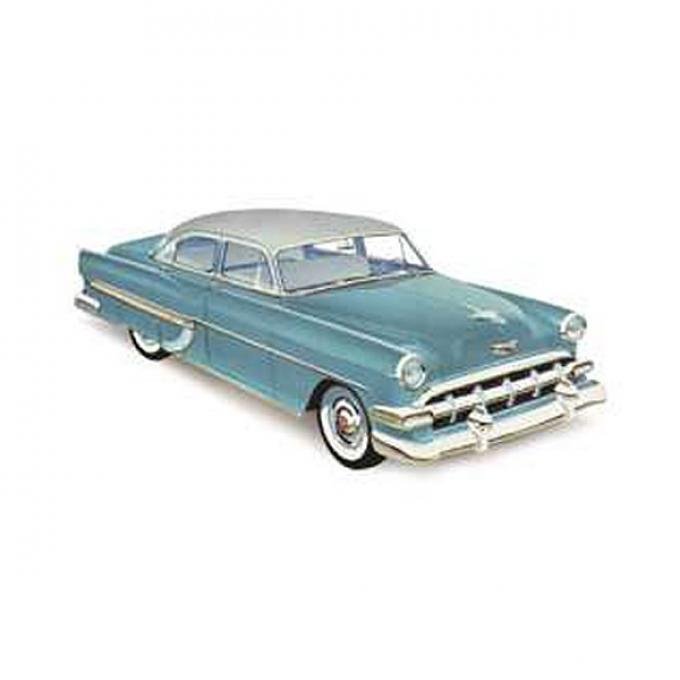 Chevy Front Door Glass, Clear, 4-Door Sedan & Delivery, 1953-1954
