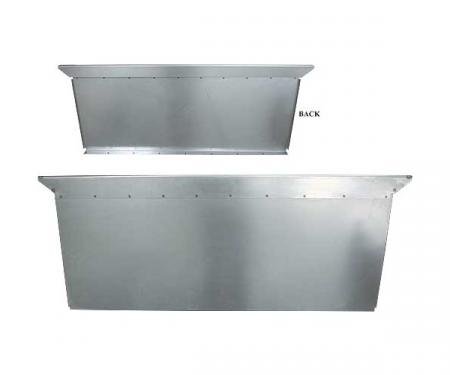 Ford Pickup Truck Bed Front Panel - Primer Coated Steel - 49 Wide - Short 6-1/2' Stepside Bed