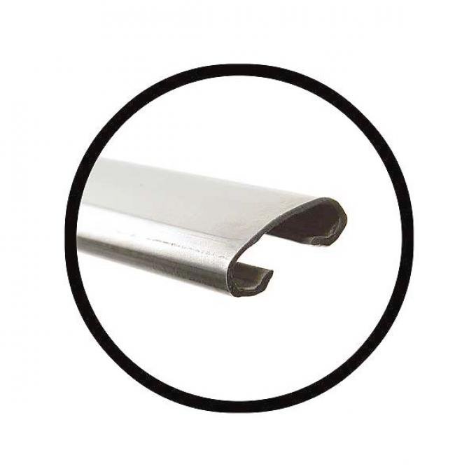 Hood Strip Hinge - Center - Stainless Steel - 32 - Ford Pickup Truck