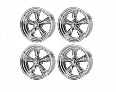 Chevy American Racing Torq Thrust II Wheel Set, Polished Aluminum, 16X7 & 16X8