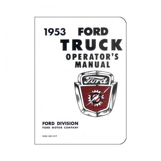 Ford Truck Operator's Manual - 64 Pages