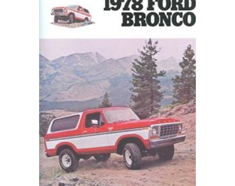 Sales Brochure, 1978 Bronco