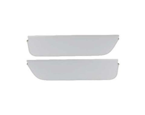 Ford Pickup Truck Sun Visors - New Style - Off-White Corinthian Grain Vinyl - Ford F100 To Ford F900