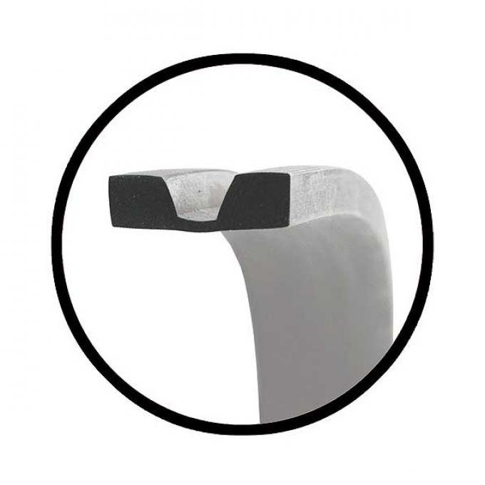 Cowl Lacing Kit - Rubber With Screws - Ford Passenger