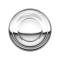 Hub Cap - Smooth Hub Looks Like 1941 Ford Hub - Stainless Steel - 8-1/4 - Ford Passenger