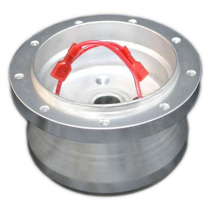 Full Size Chevy Steering Wheel Adapter Hub, Volante S9, Billet Aluminum, 1958-1984