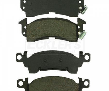 Chevy Blazer, GMC Jimmy or K10 Suburban, Front Disc Brake Pads, Semi-Metallic, Four Wheel Drive, 1981-1991