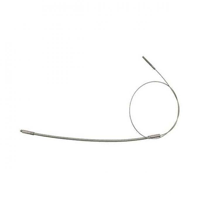 Front Brake Cable And Conduit Assembly - 61-3/4 - Ford Passenger