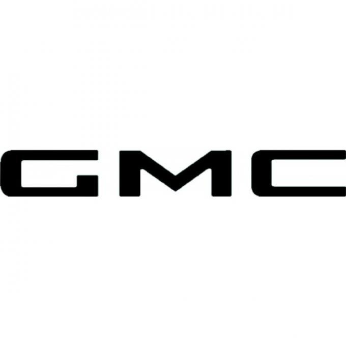Chevy Truck "GMC" 2 3/4" X 5 1/2" Letter Tailgate Name Decal 1967-1987