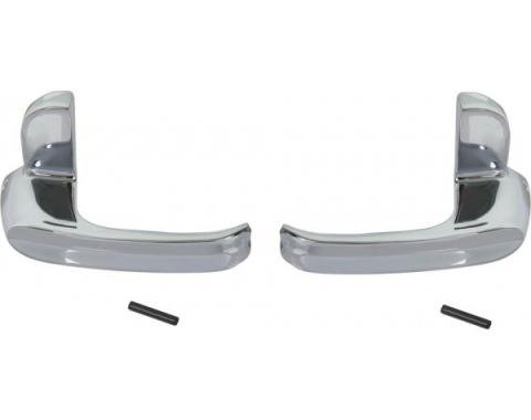 Vent Window Handles - Bright Finish - Right and Left