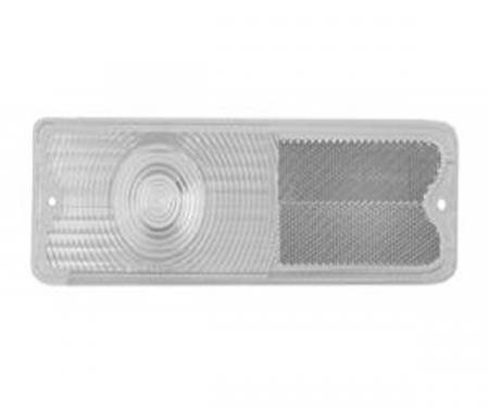 Chevy Truck Lens, Taillight, Clear, Fleet Side, 1967-1972