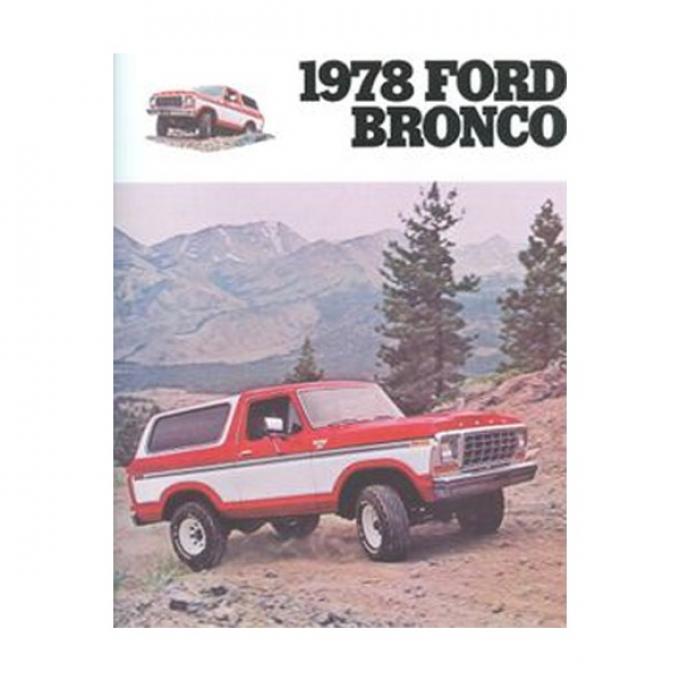 Sales Brochure, 1978 Bronco