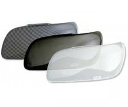 Chevy Truck Headlight Covers, With Recessed Lights, Clear, 1973-1980