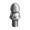 Ford Lift The Dot Fastener - Nickel - Single Stud - #10-32 Machine Thread