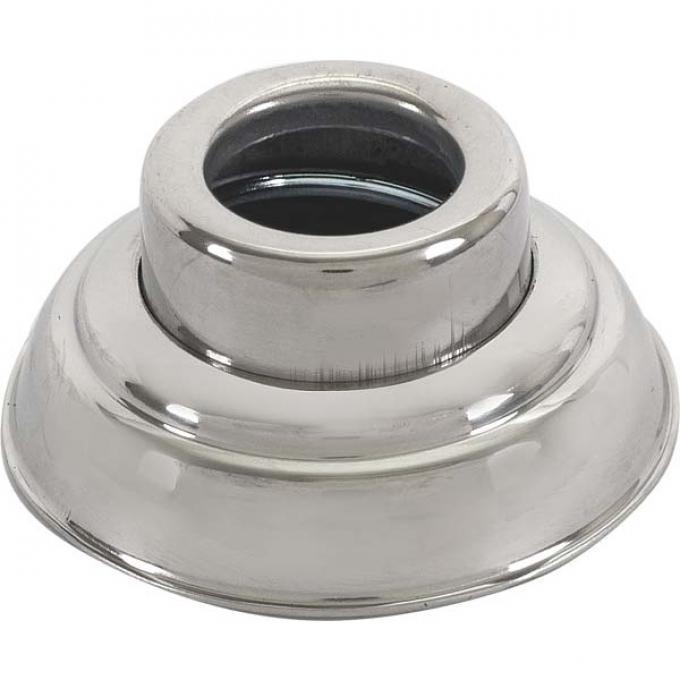 Door Handle Escutcheon - Stainless Steel - Spring Loaded - Ford Pickup Truck