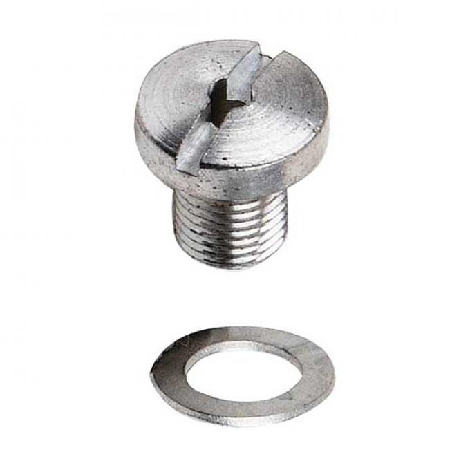 Distributor Cam Screw & Washer Set - Hole Has Been Drilled Into Screw - 4 Cylinder Ford Model B