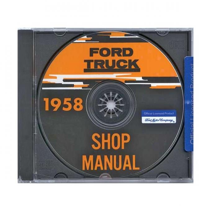 Ford Pickup Truck Shop Manual On CD