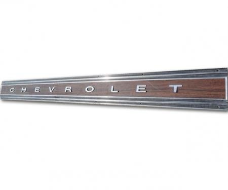 Chevy Truck Tailgate "Chevrolet" Applique Letters Wood Grain 1967-1972