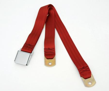 Chevy Or GMC Truck Seat Belt, Aircraft Latch Style, Dark Red, 1947-1972