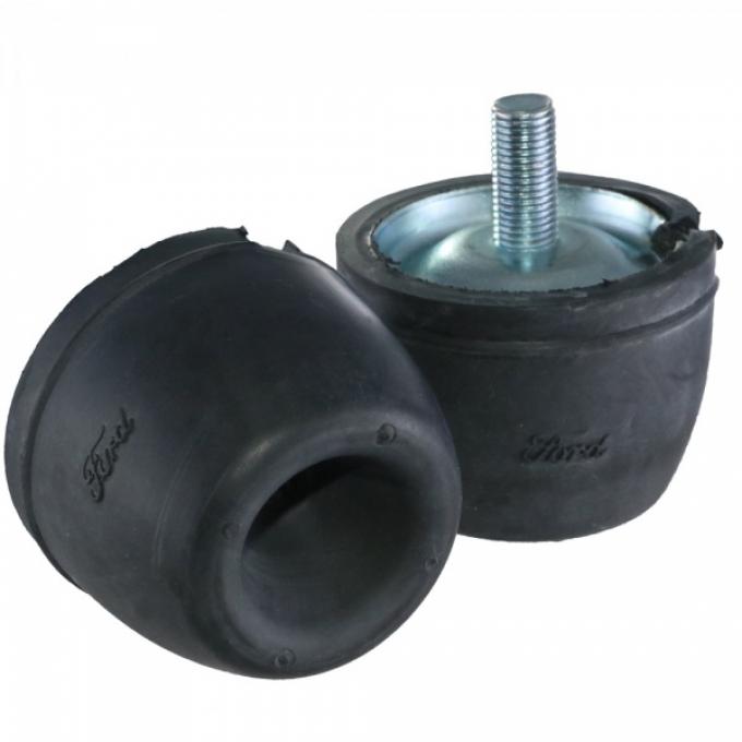 Rear Axle Bumpers - Rubber - Ford Pickup Truck (Pair)