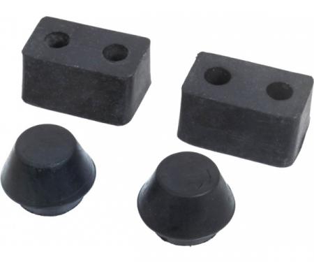 Rumble Lid Rubber Bumper & Stop Set - 4 Pieces - No Hardware - Ford