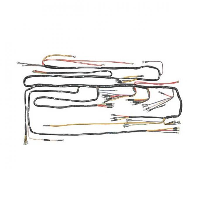 Ford Pickup Truck Dash Wiring Harness - Amp Gauge Loop - V8