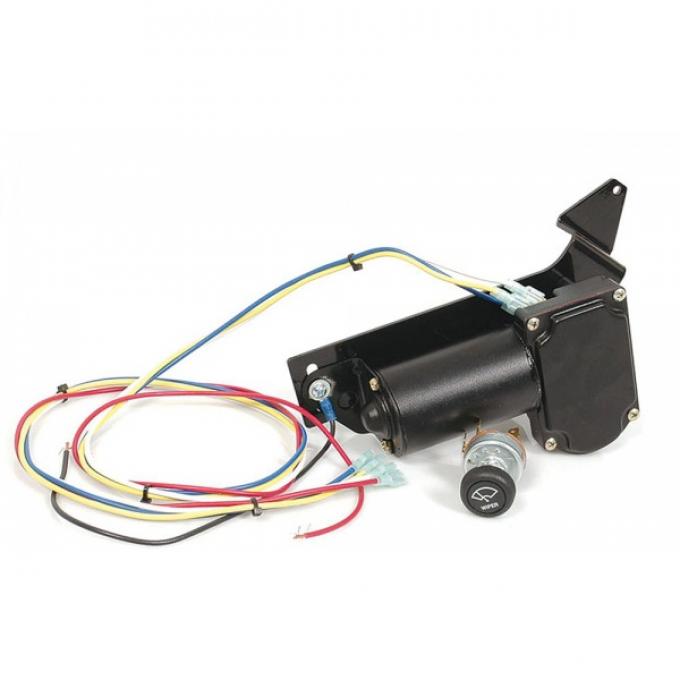 Chevy Electric Wiper Motor, Replacement, 12-Volt, 1953-1954