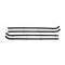 Chevy Truck Door Window Felt Set, 1964-1966