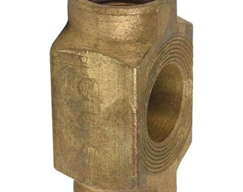 Brake T Connector - Front - Brass - Ford Passenger