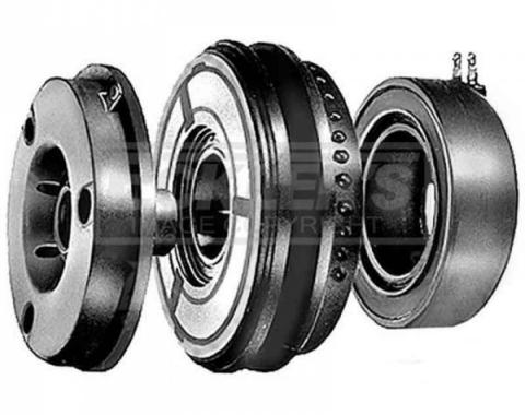 Chevy And GMC Truck Remanufactured Air Conditioning Compressor Clutch, With A6 Compressor And With 5" Diameter Pulley, Inline 6 And V8, AC Delco, 1965-1986