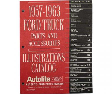 1957-1963 Ford Truck Parts and Accessories Illustrations Catalog - Bound Catalog - 944 Pages