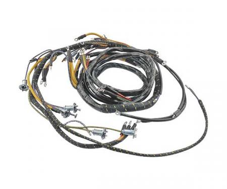 Cowl Dash Wiring Harness - Amp Gauge Loop Style - 6 Cylinder - Ford Passenger