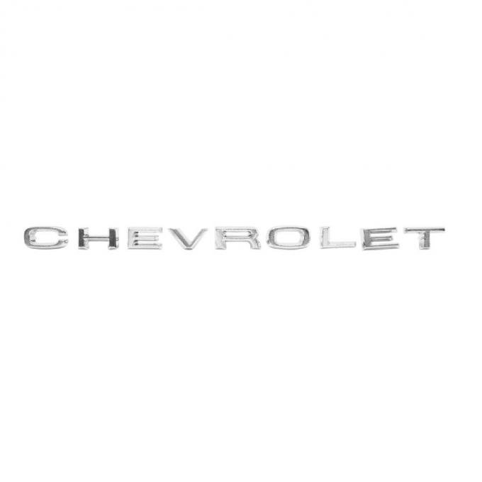 Trim Parts 67-68 Chevrolet and GMC Truck Hood Letters, Chevrolet, Set 9500