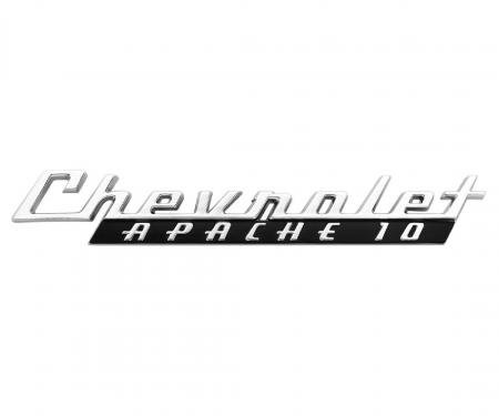 Trim Parts 60 Chevrolet and GMC Truck Front Fender Emblem, Chevrolet Apache 10, Pair 9105