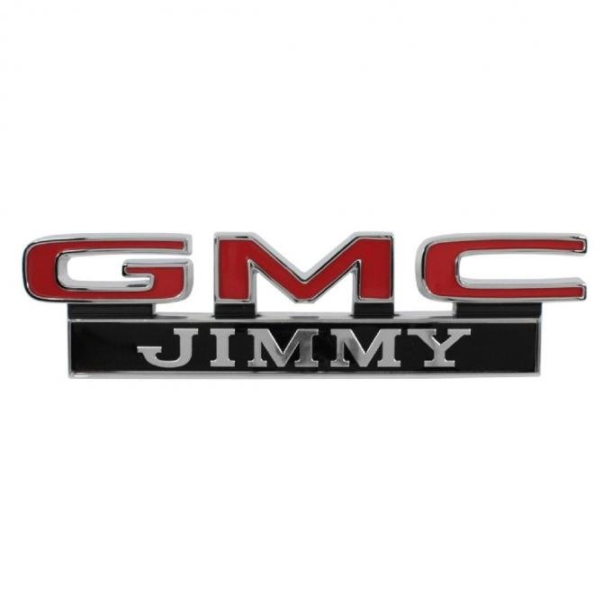 Trim Parts 71-72 GMC Truck Front Fender Emblem, GMC Jimmy, Pair 9835