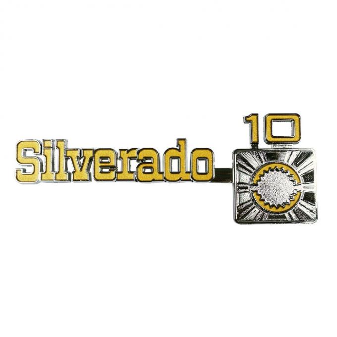 Trim Parts 75-80 Chevrolet Silverado C10 Fender Emblems, Pair 9902