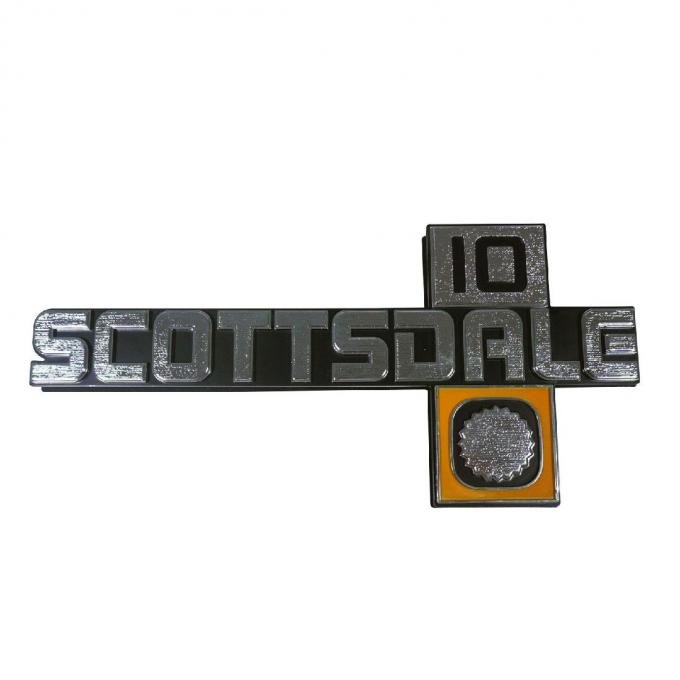 Trim Parts 81-88 Chevrolet Scottsdale 10 Fender Emblems, Pair 9908