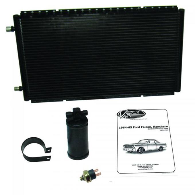 Vintage Air 1964-65 Falcon/Ranchero SureFit™ Condenser Kit with Drier 014150