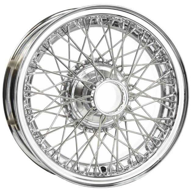 Dayton Wire Wheel -Jaguar-XK120, XK140, XK150-Tube Type-16x5-60-Chrome ...