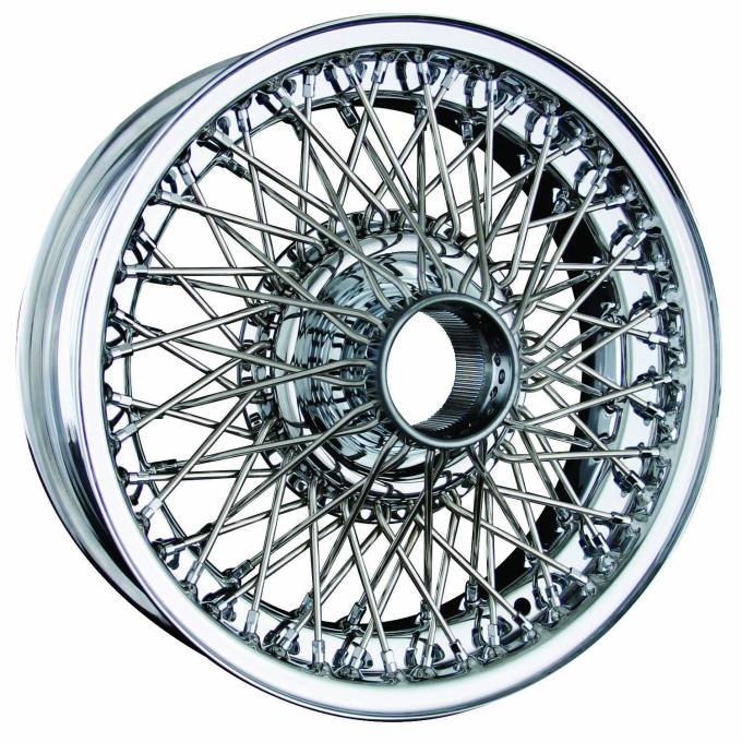 Dayton Wire Wheel -Jaguar-E-Type I, 3.8 Saloon-Tubeless-15x5-72-Chrome D455CTL