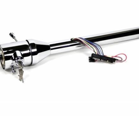 ididit Universal 35" Tilt Floor Shift w/Ignition, Chrome Plate 1520350020