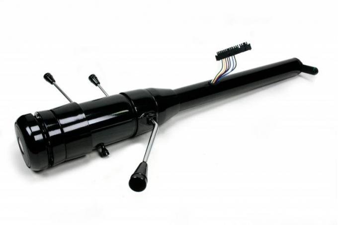 ididit Universal 21 1/4" 9-Bolt Tilt/Tele, Tilt Column Shift, Black Powder Coat 1190180051