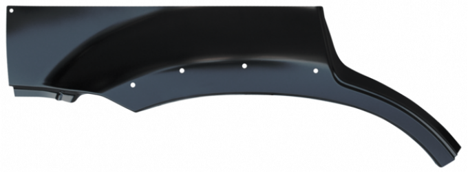 Key Parts '01-'07 Rear Wheel Arch with Molding Holes, Passenger's Side 1940-150 R