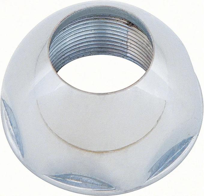 AMD Antenna Bezel Nut, Chrome, For Original Antenna Base, 67-68 Camaro Firebird; 67-72 Chevy GMC Truck K-3863499