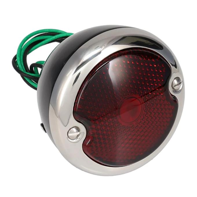 AMD Tail Light Assembly, Black Housing, 12 Volt, LH, 48-52 Ford F1 F2 X950-4548-12BL