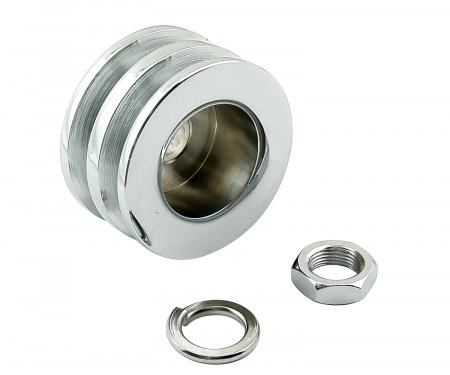 Mr. Gasket Alternator Pulley, Chrome, Double Groove 6809